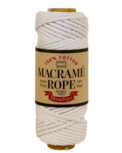 Double Twist Egyptian Cotton Macramé Rope