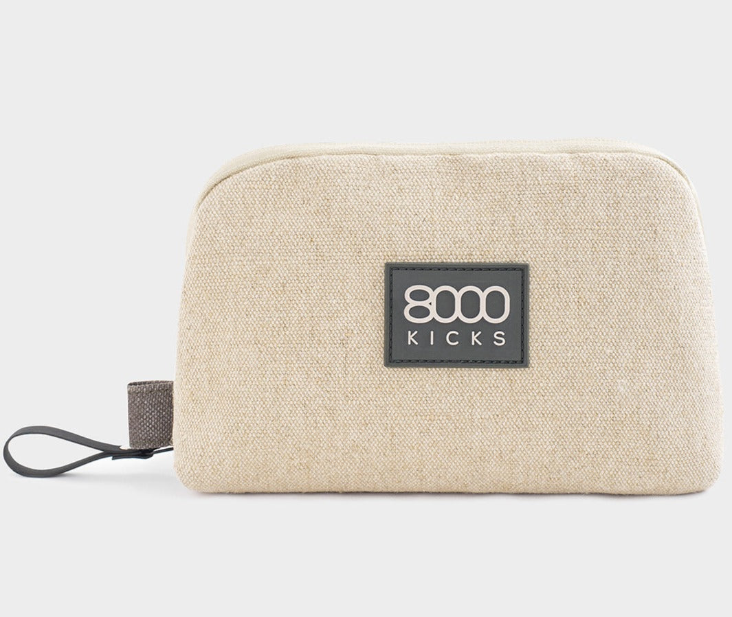 hemp tech pouch beige