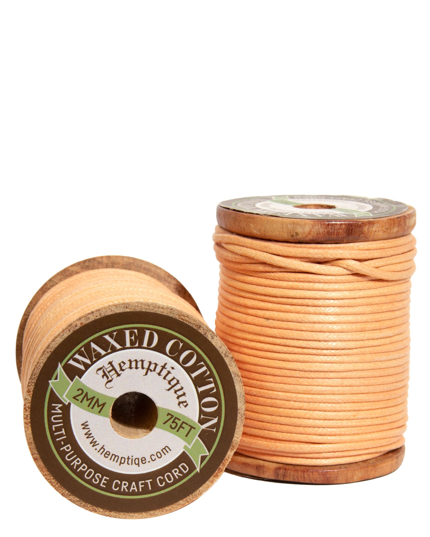 Hemptique Cotton Cord on Wood Spool