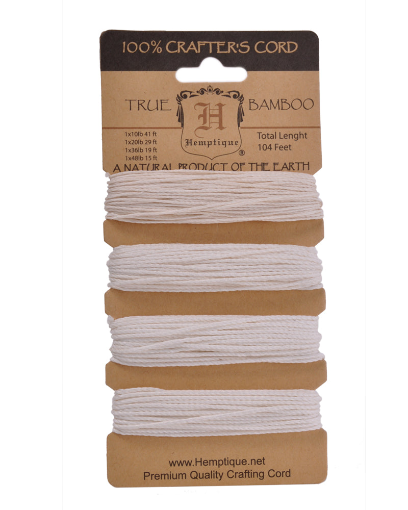 Bamboo Cord Multi-Weight Card