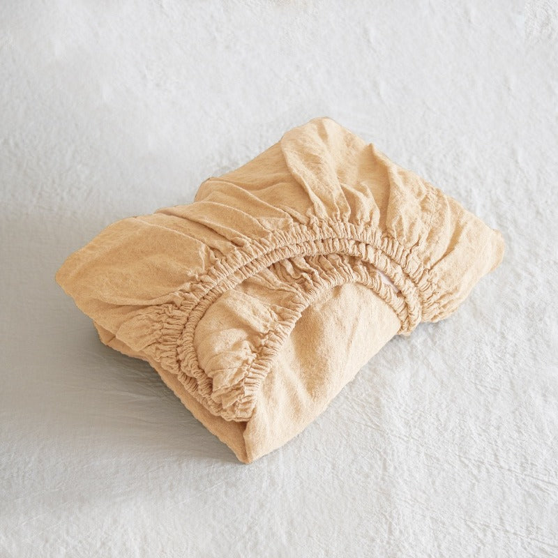 Finest European Flax Linen Fitted Sheet