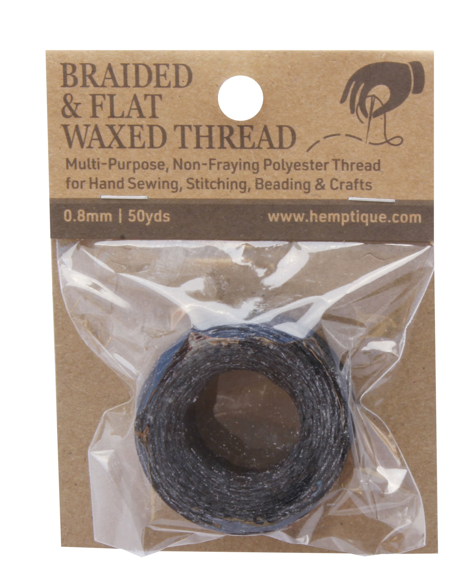 0.8mm Braided &amp; Flat Waxed Thread