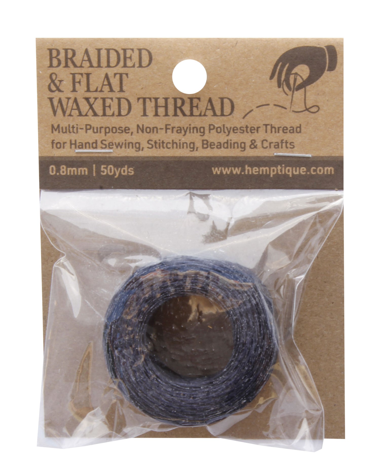 0.8mm Braided &amp; Flat Waxed Thread