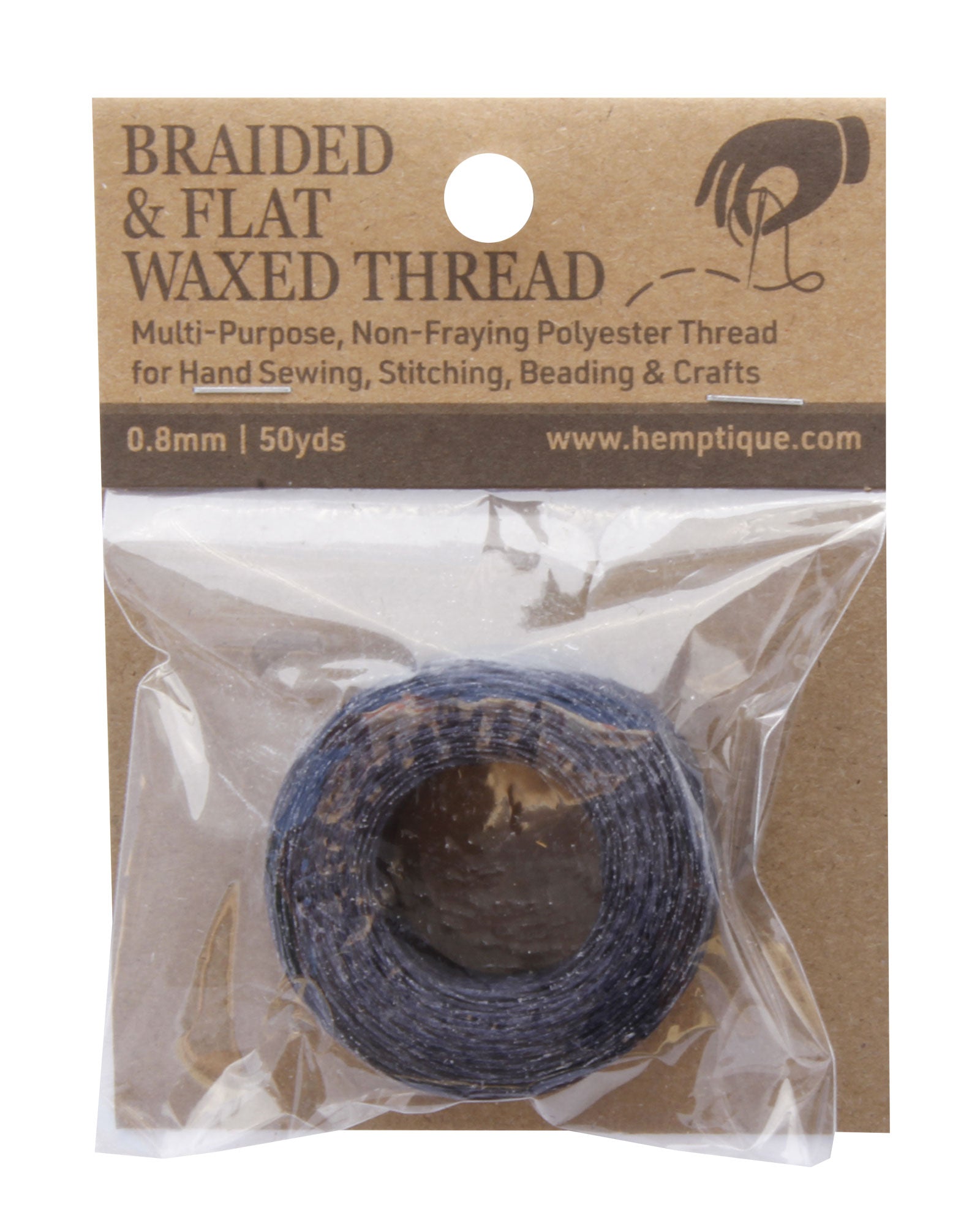 0.8mm Braided &amp; Flat Waxed Thread