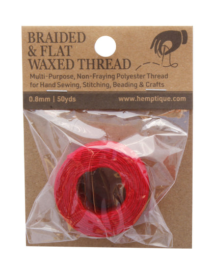 0.8mm Braided &amp; Flat Waxed Thread