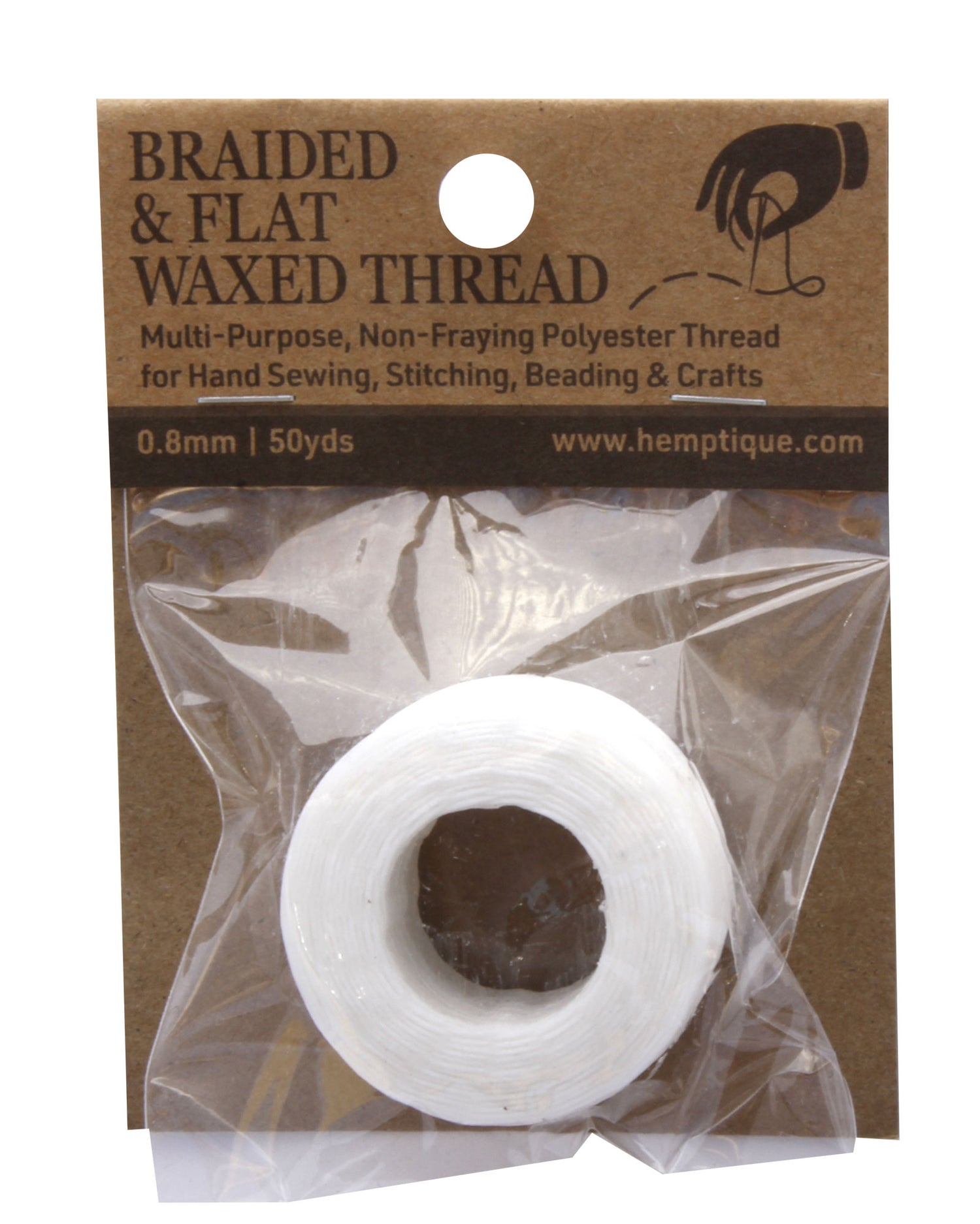 0.8mm Braided &amp; Flat Waxed Thread