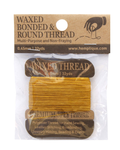 0.45mm Waxed Bonded &amp; Round Thread Card