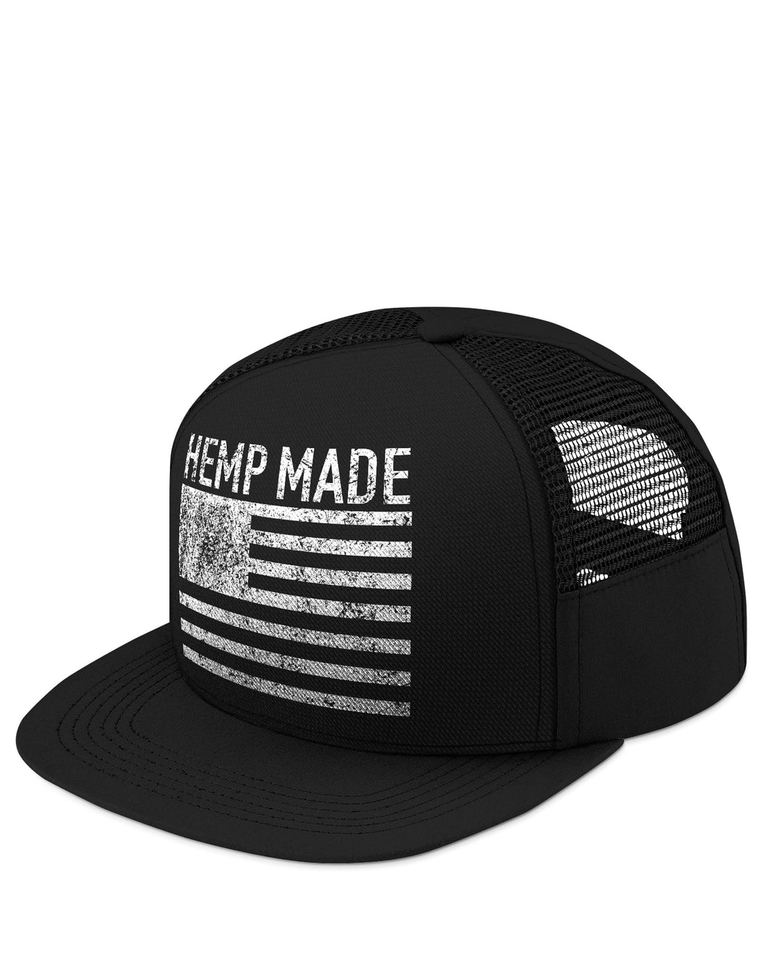 Black Hemp Trucker Hat 