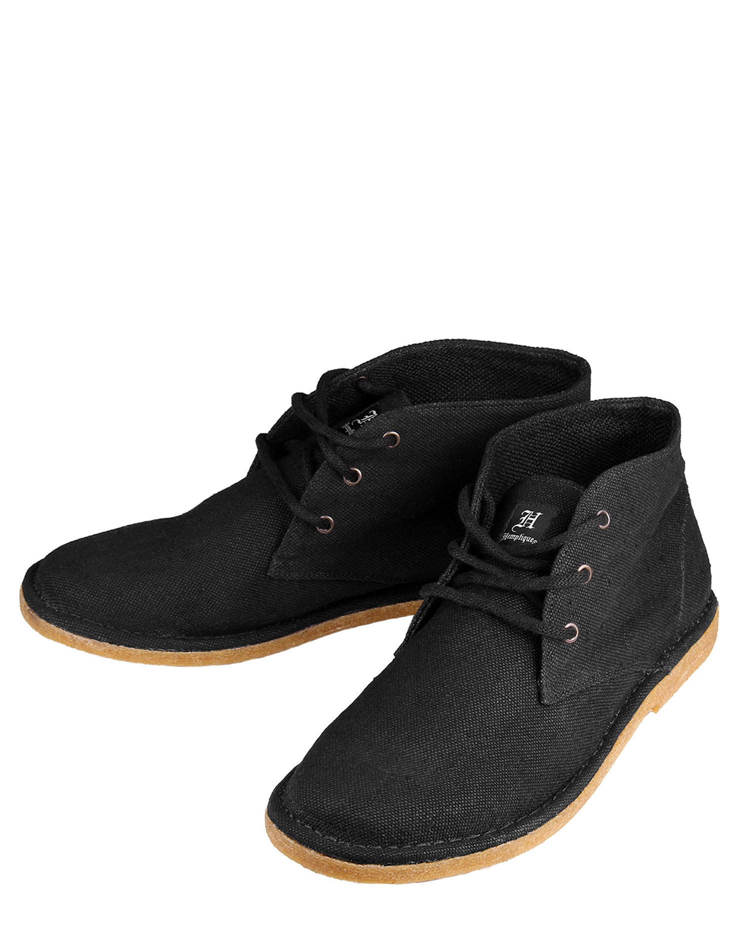 hemp shoes black hemptique