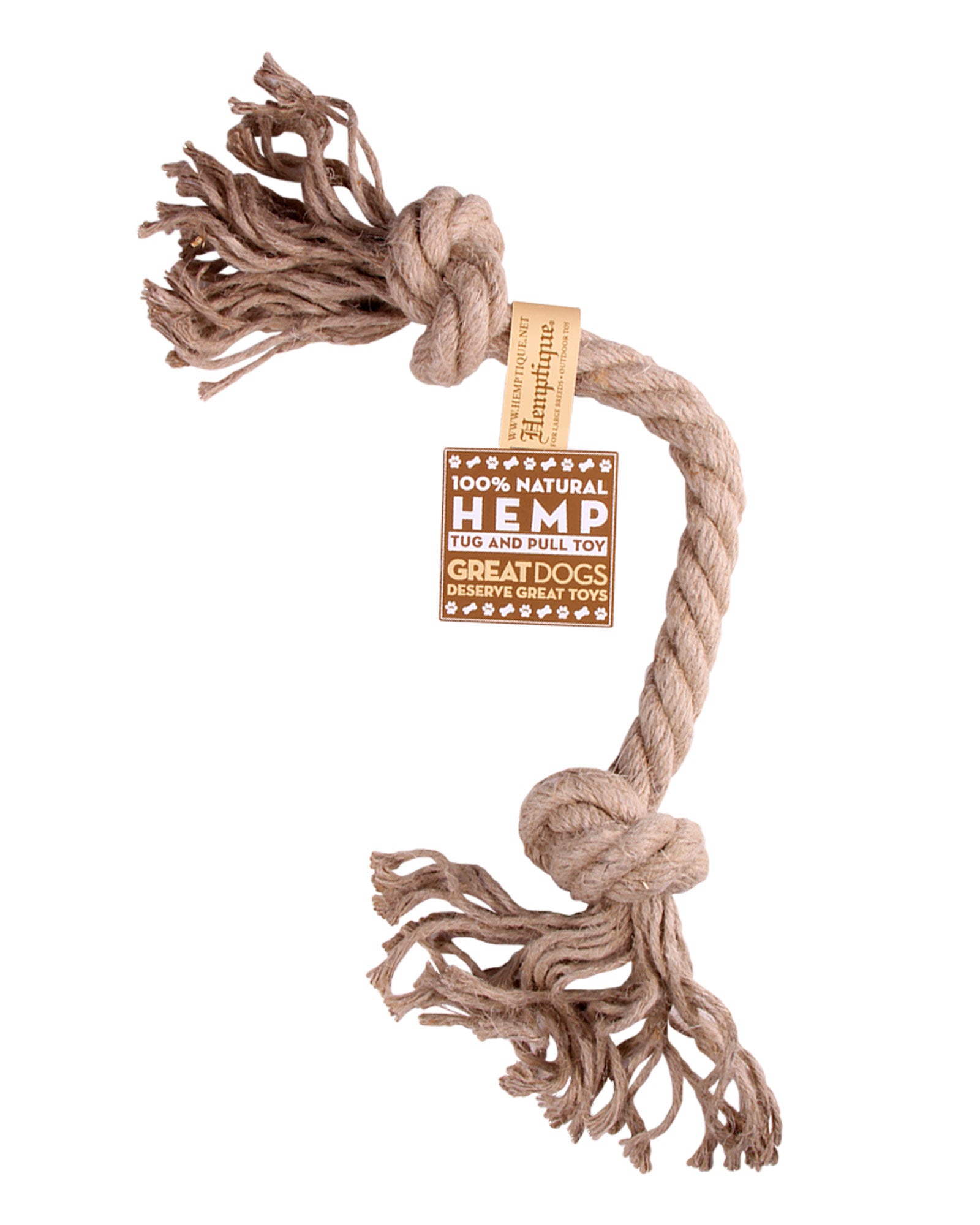 20mm Dog Hemp Rope Tug &amp; Pull Toy