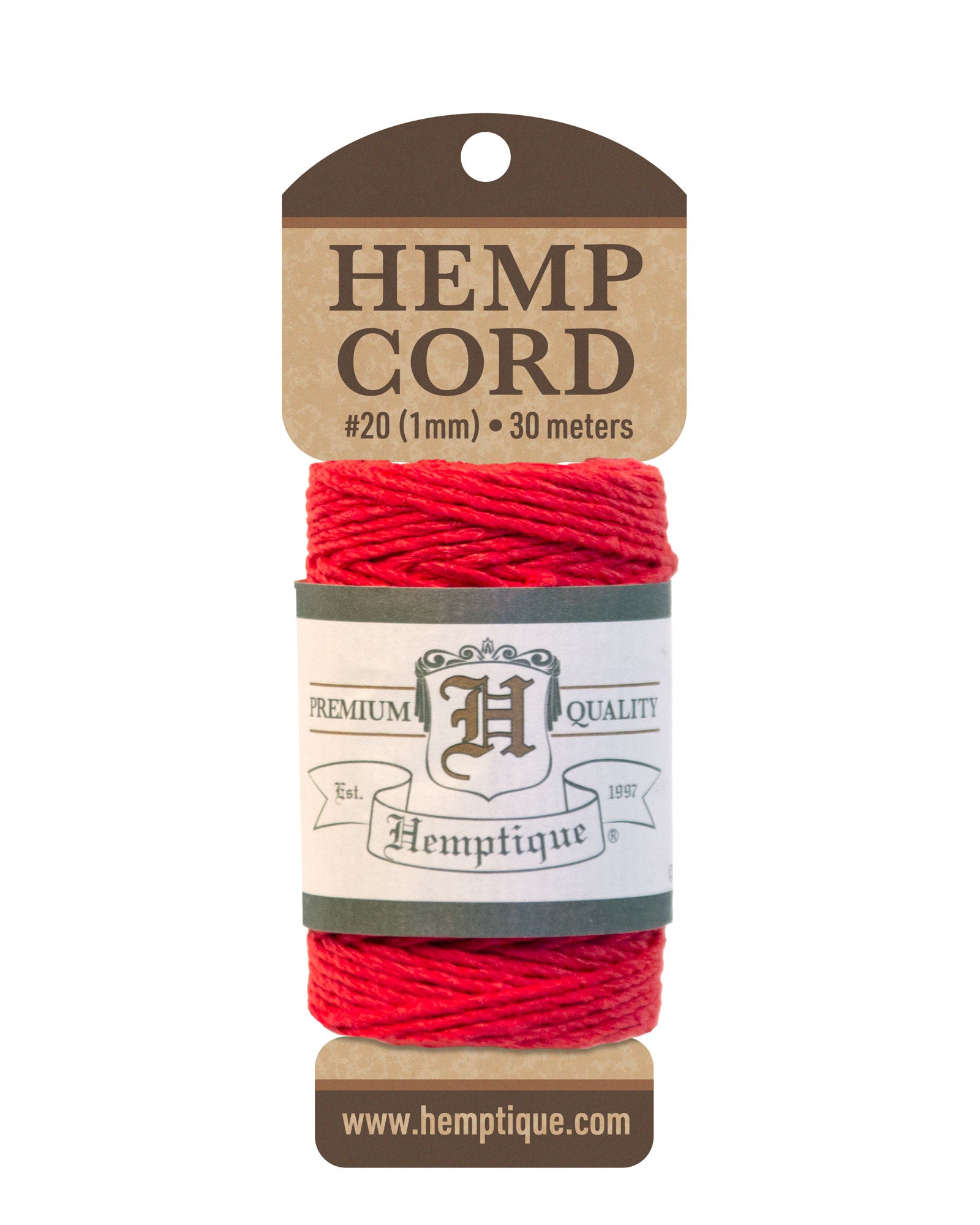 Hemp Cord 30 Meter Mini Spools