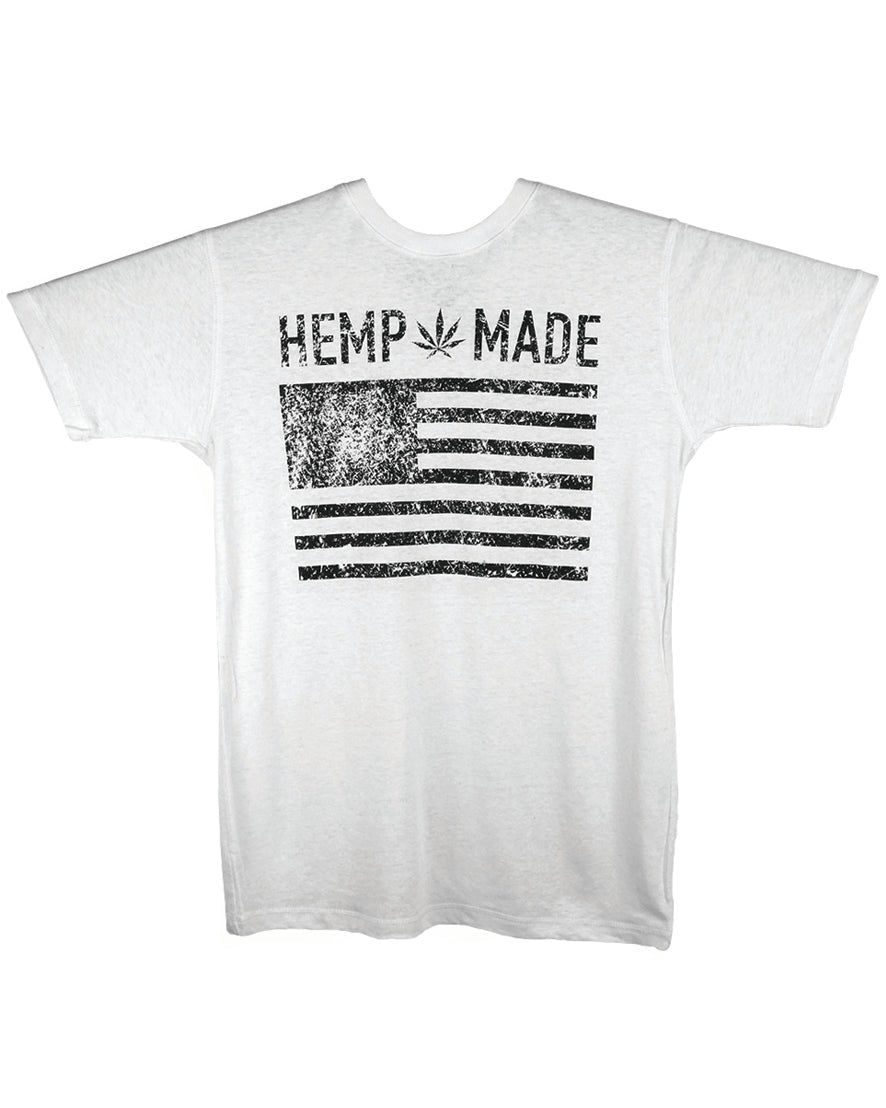 White hemp t shirts 