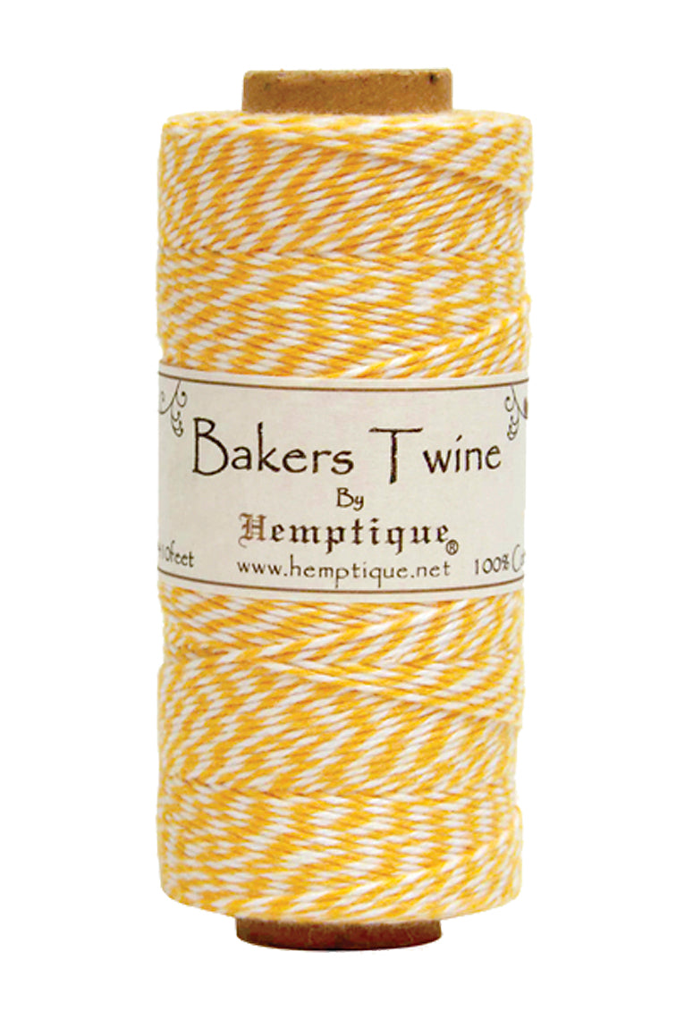 Yellow and White Bakers Twine